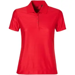 Ladies Oakland Hills Golf Shirt Red